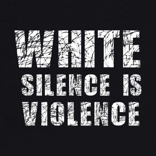 White Silence is Violence by L  B  S  T store